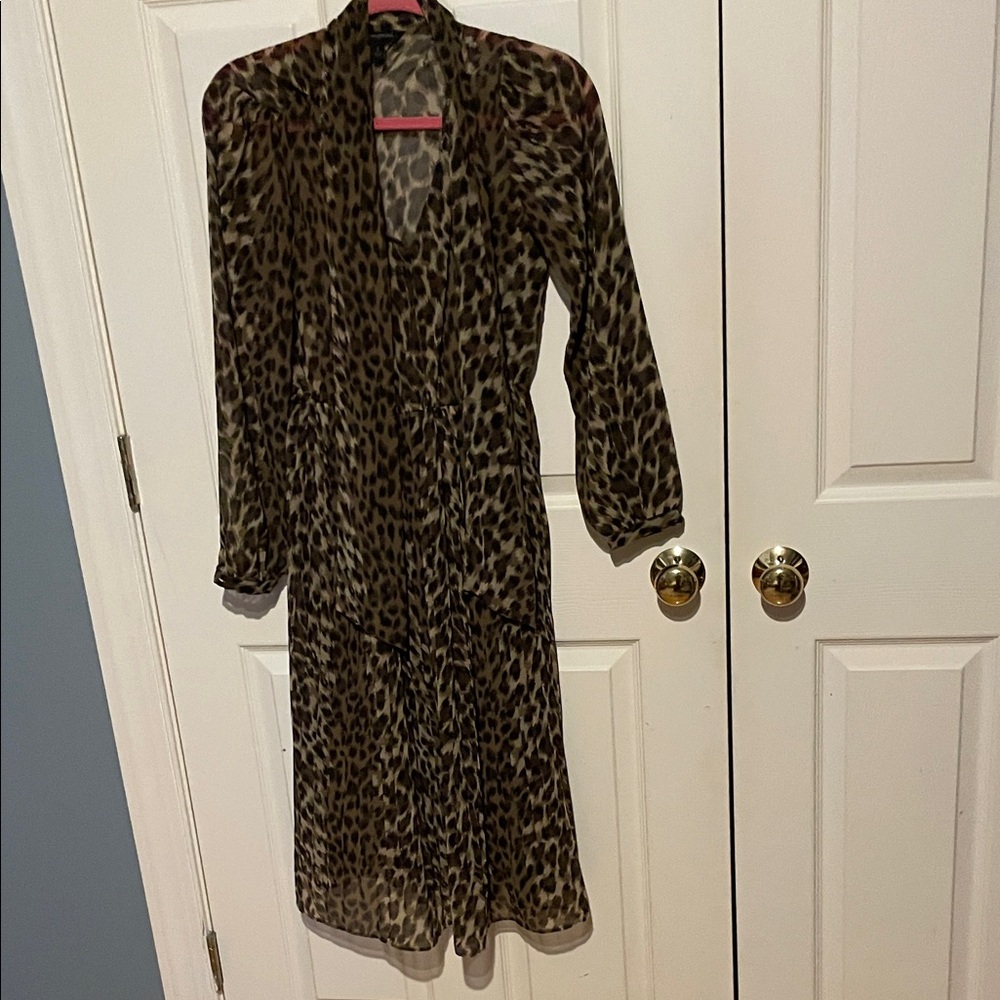 Banana Republic Animal Print Dress size 2